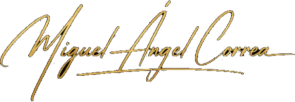 Firma de Miguel Ángel Correa